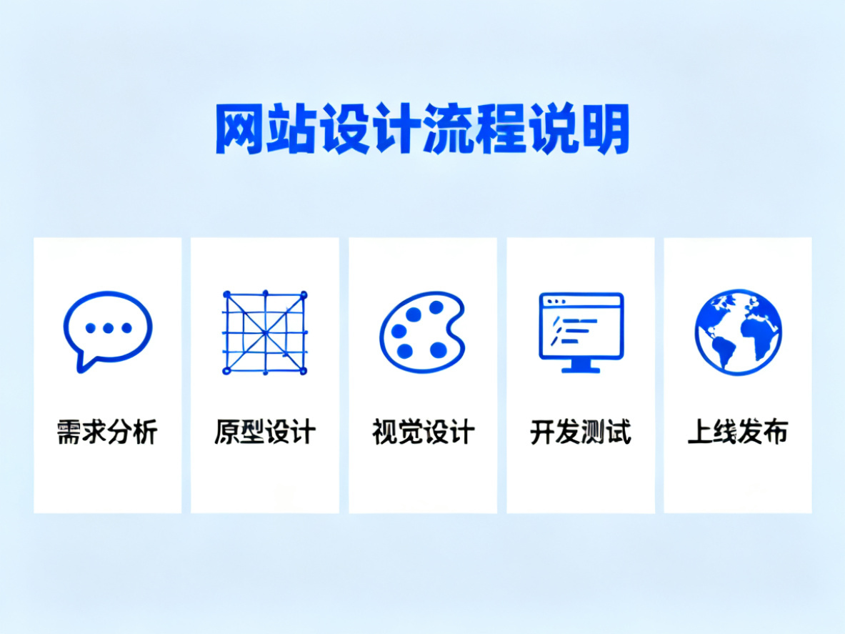 网站设计流程说明
